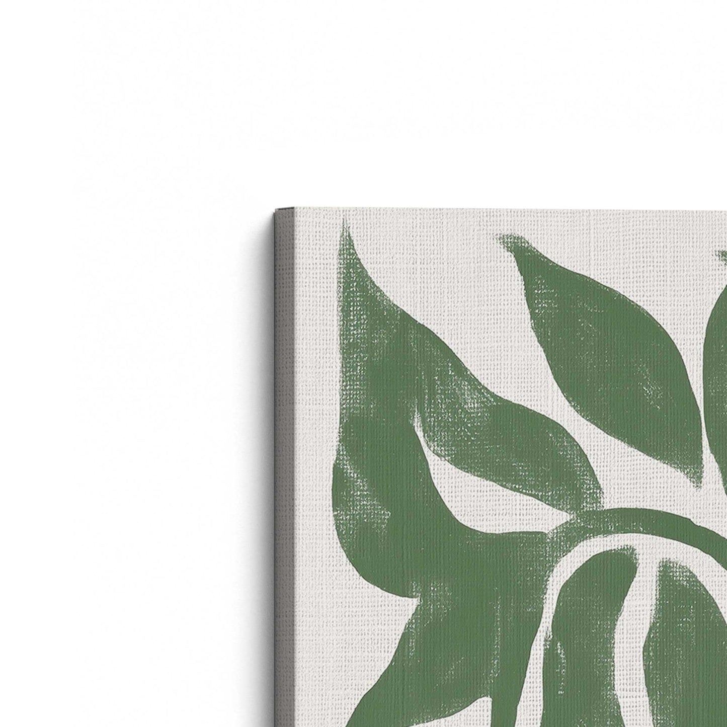 [Color:Stretched Canvas], Picture of the corner of the art