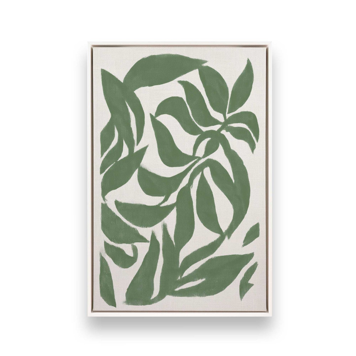 [Color:Opaque White], Picture of art in a White frame