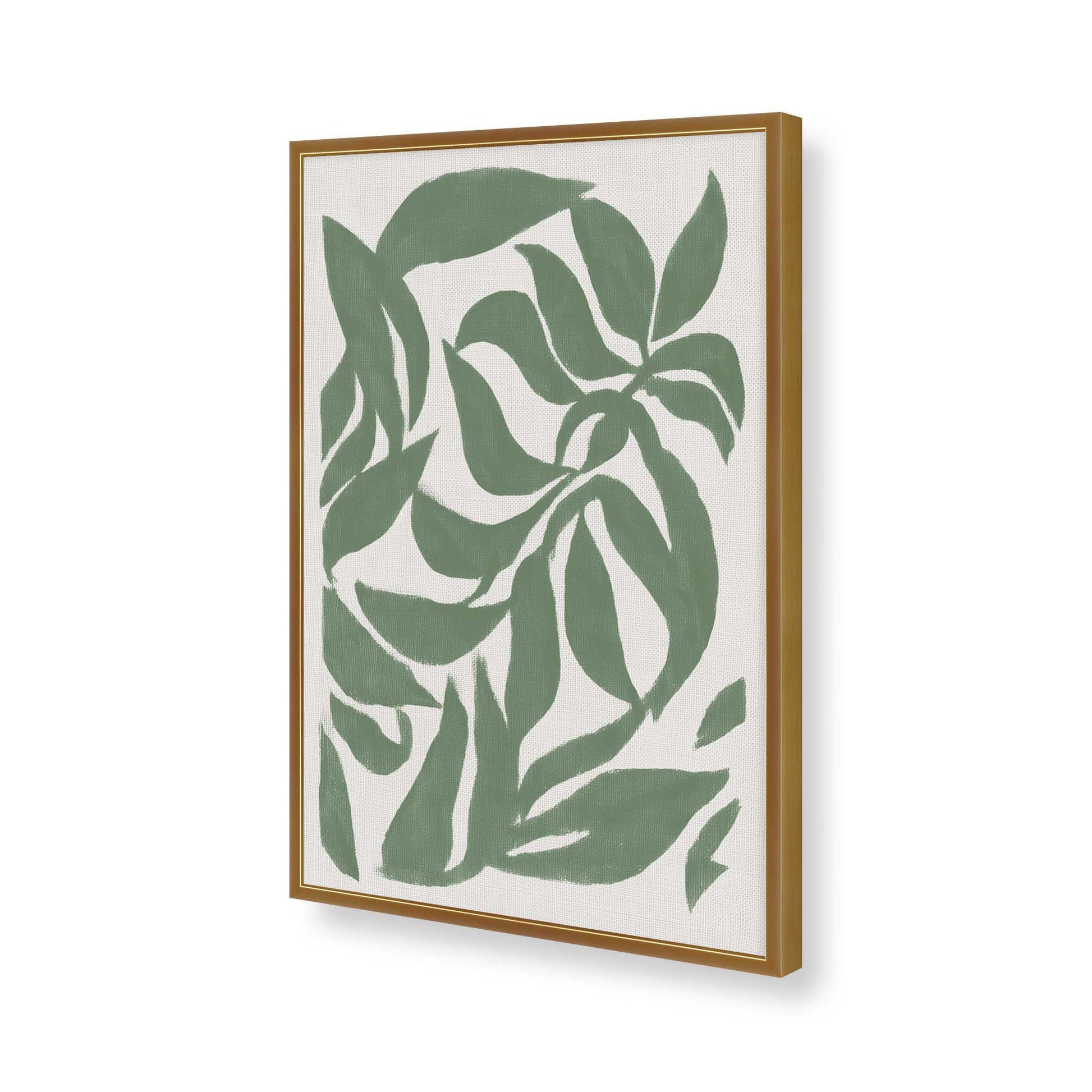 [Color:Polished Gold], Picture of art in a Polished Gold frame of the corner