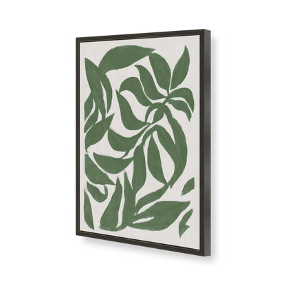 [Color:Satin Black], Picture of art in a Satin Black frame of the corner