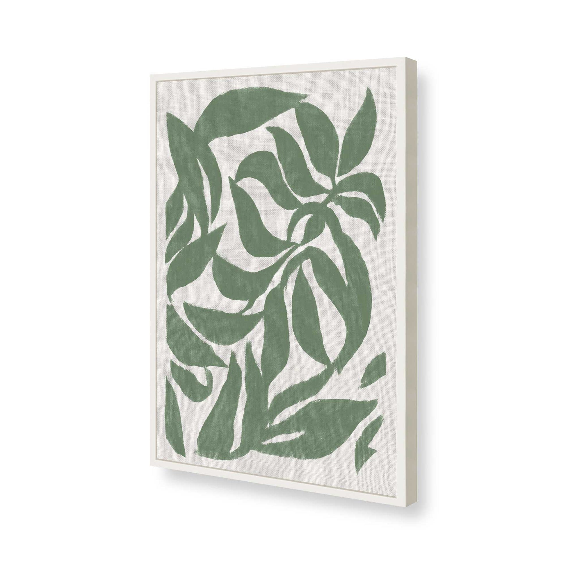 [Color:Opaque White], Picture of art in a Opaque White frame of the corner