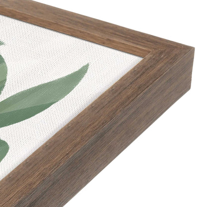 [Color:Walnut], Picture of art in a Walnut frame at an angle
