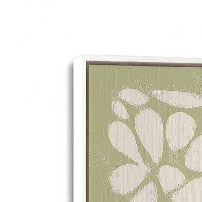 [Color:Opaque White], Picture of art in a White frame at an angle