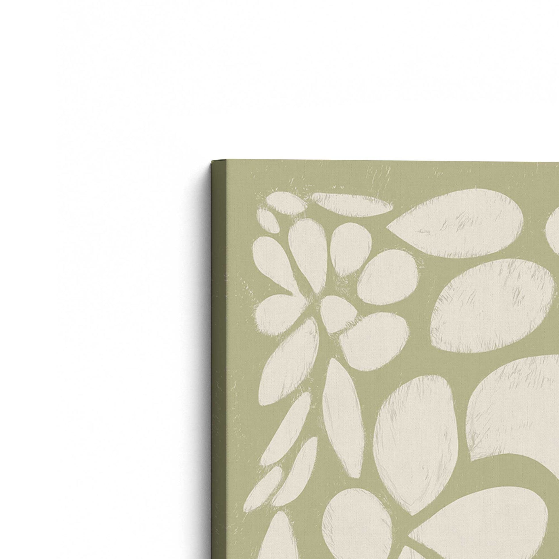 [Color:Stretched Canvas], Picture of the corner of the art