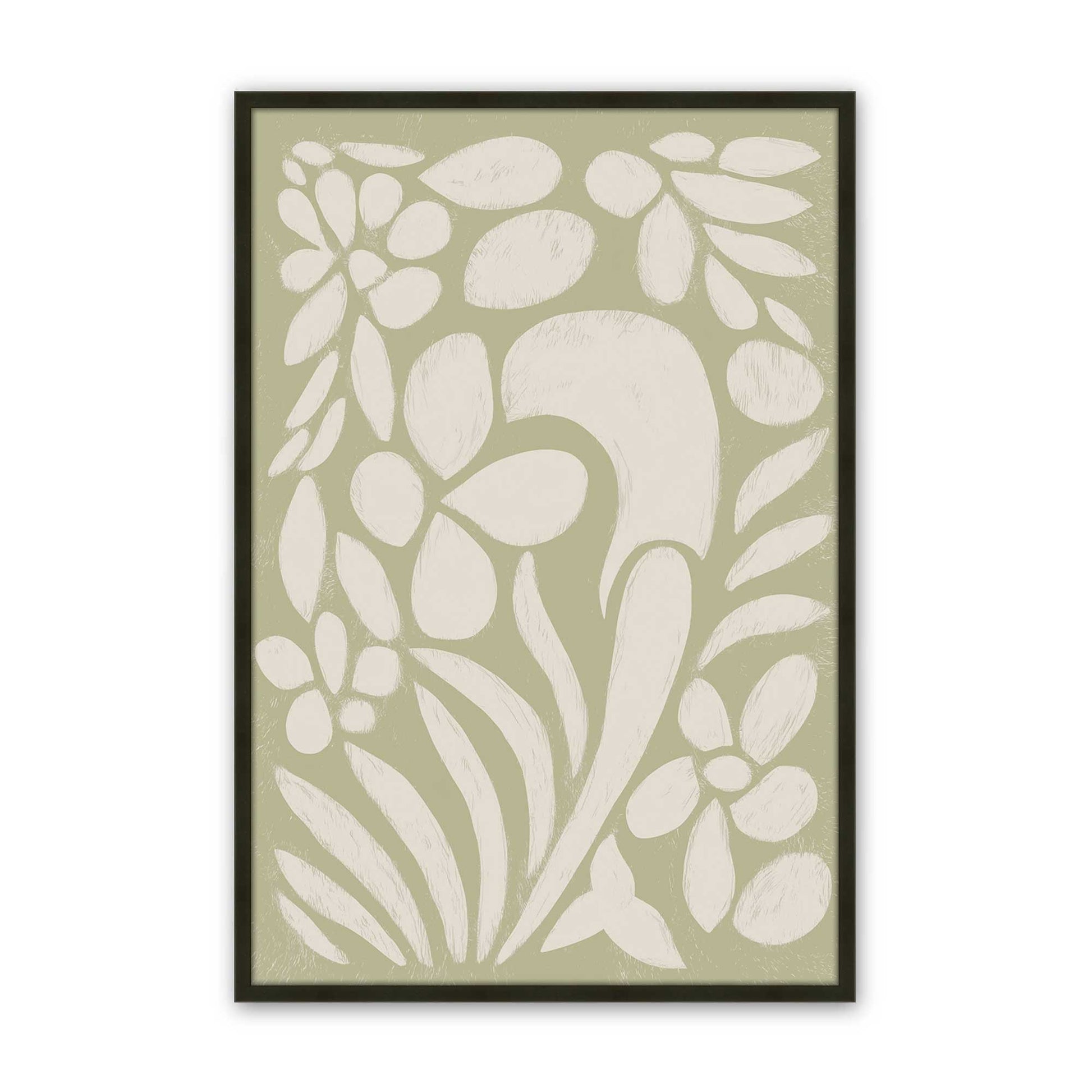 [Color:Satin Black], Picture of art in a Satin Black frame