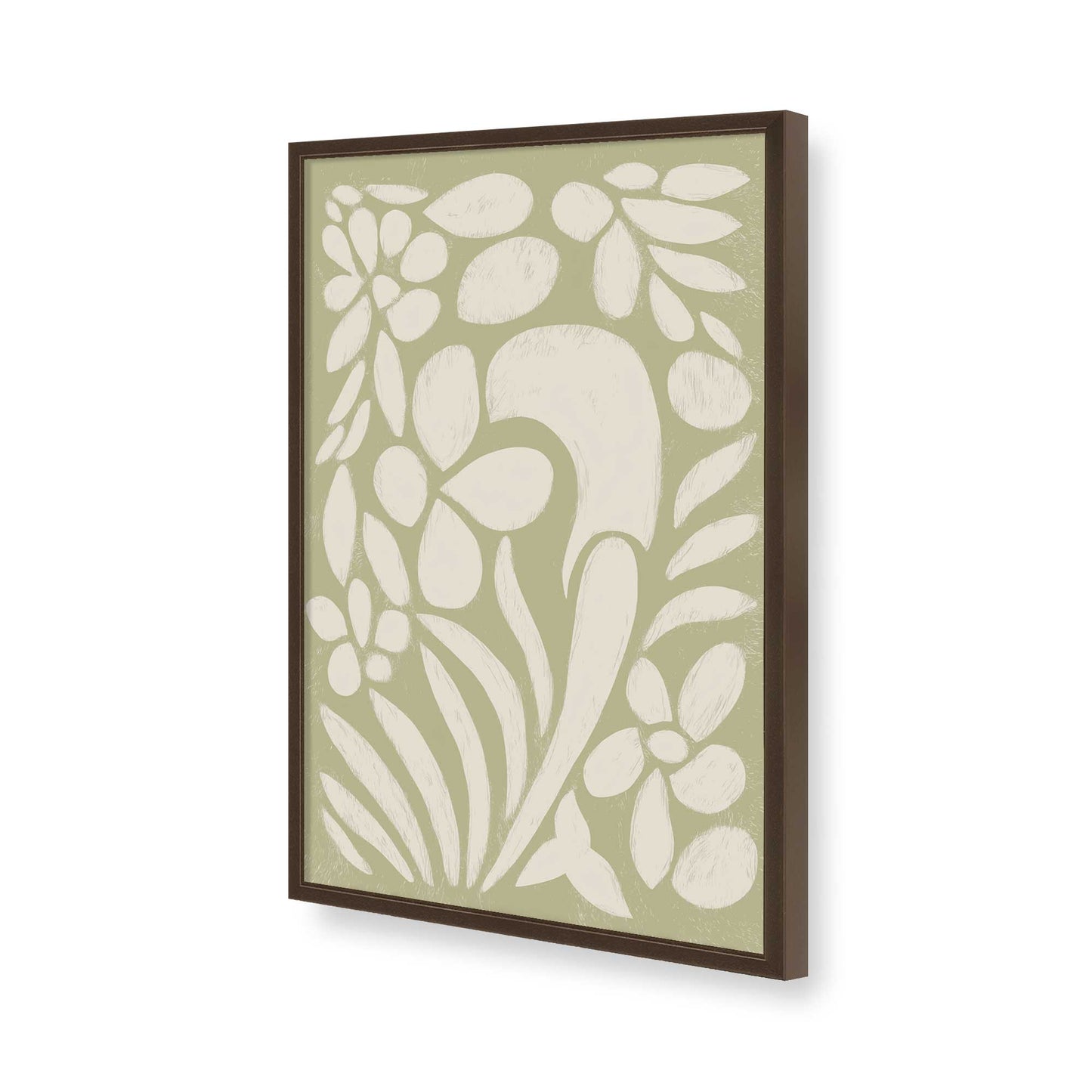 [Color:Belvinder Brown], Picture of art in a Belvinder Brown frame of the corner