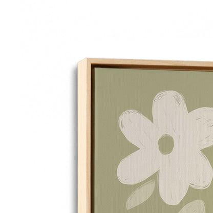 [Color:American Maple], Picture of art in a American Maple frame at an angle