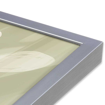 [Color:Polished Chrome], Picture of art in a Polished Chrome frame at an angle