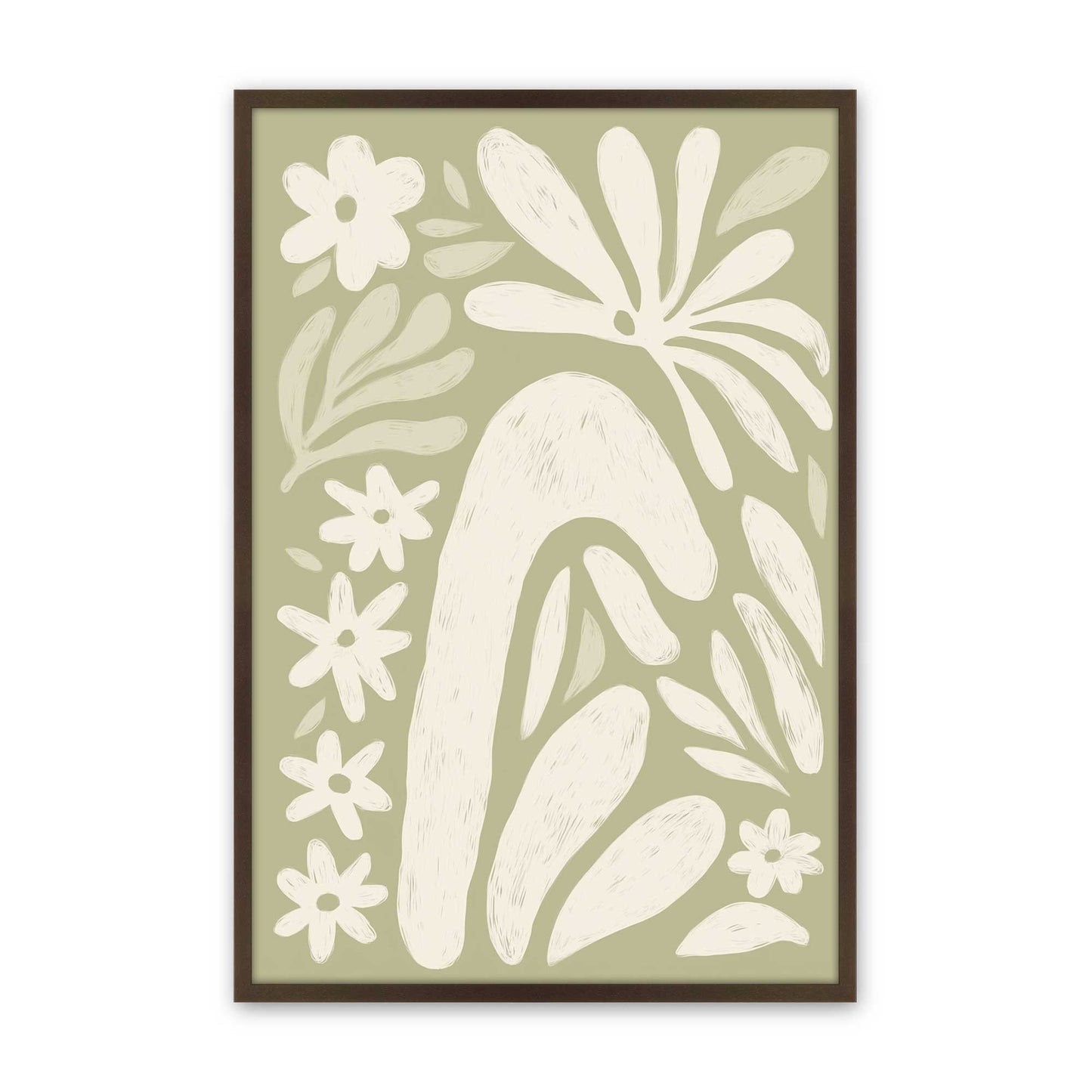 [Color:Belvinder Brown], Picture of art in a Belvinder Brown frame