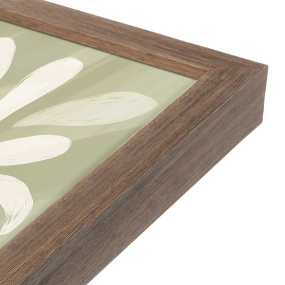 [Color:Walnut], Picture of art in a Walnut frame at an angle