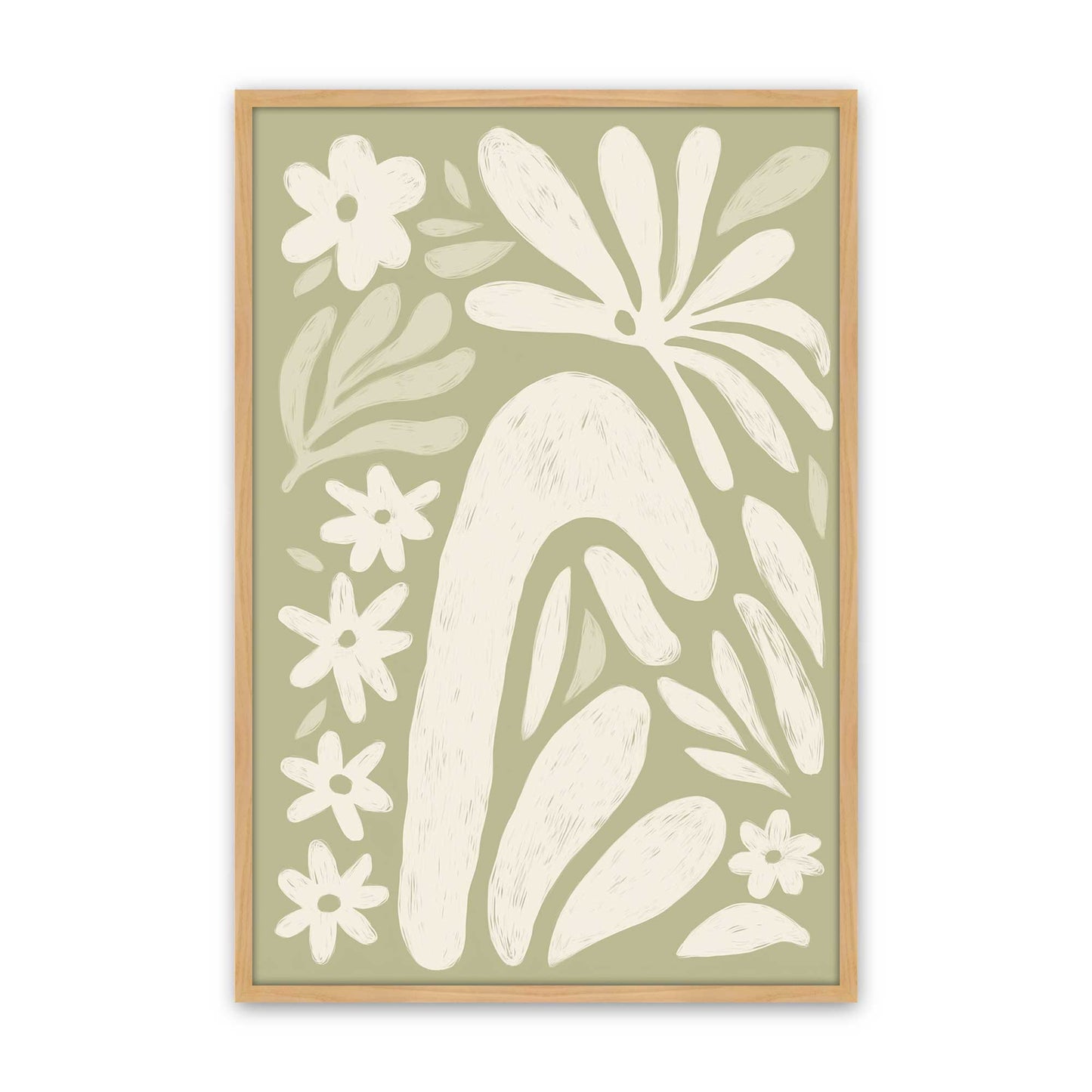 [Color:American Maple], Picture of art in a American Maple frame