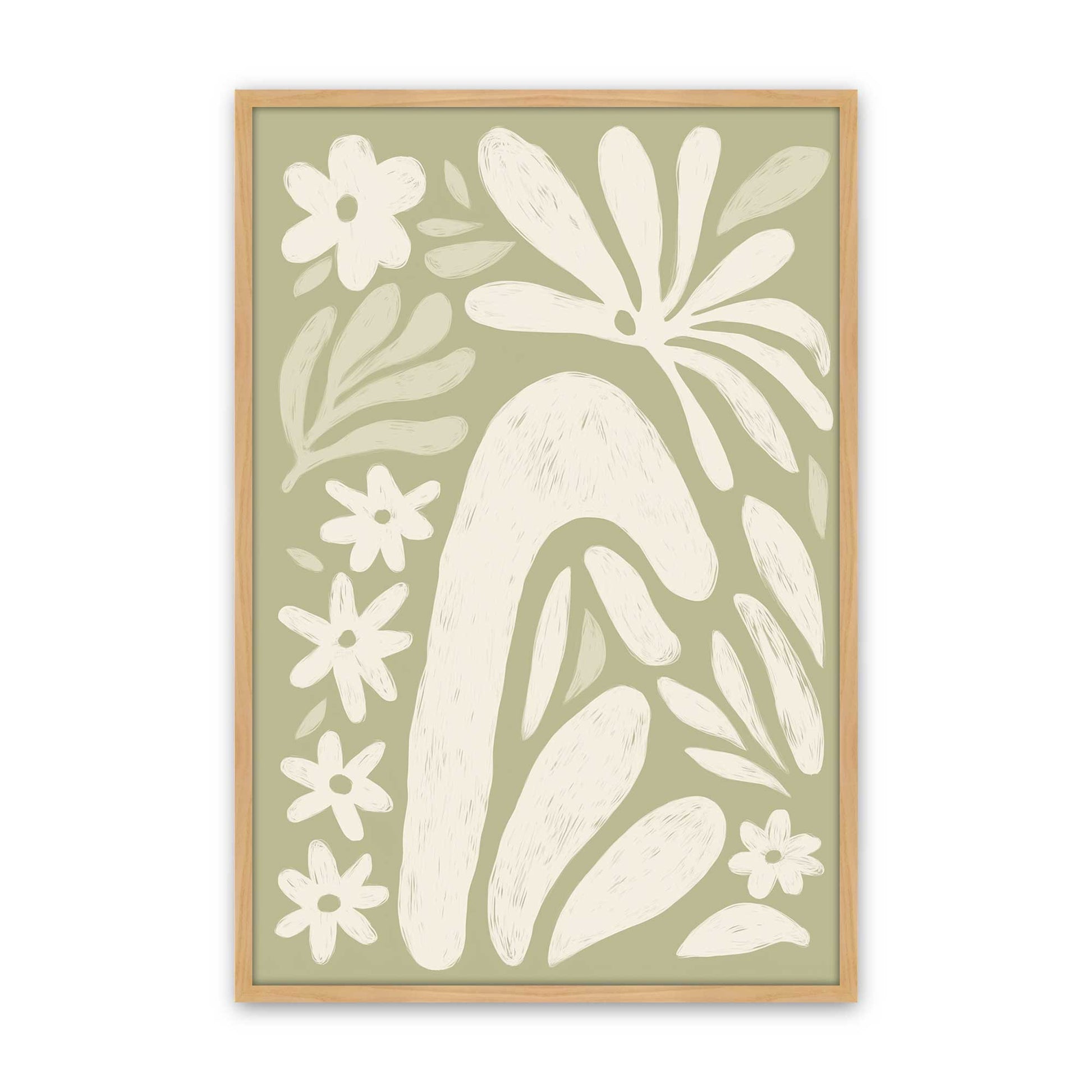[Color:American Maple], Picture of art in a American Maple frame