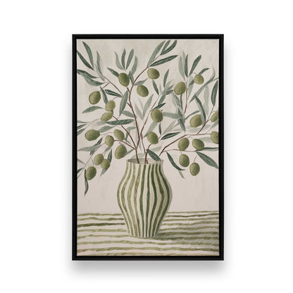 [Color:Satin Black], Picture of art in a Satin Black frame