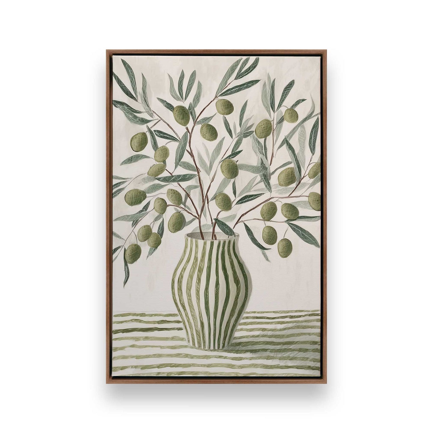 [Color:Walnut], Picture of art in a Walnut frame