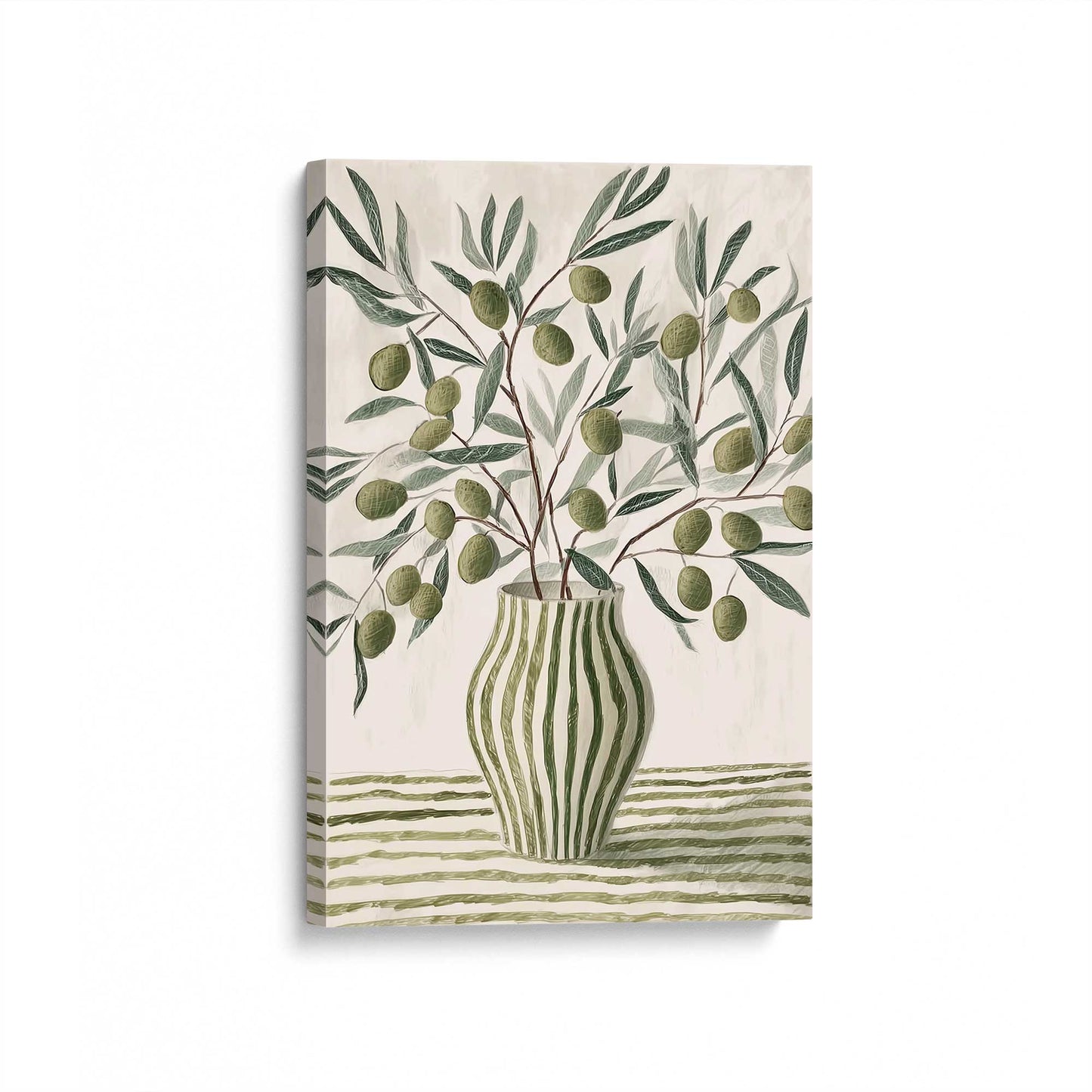 [Color:Stretched Canvas], Picture of art at an angle