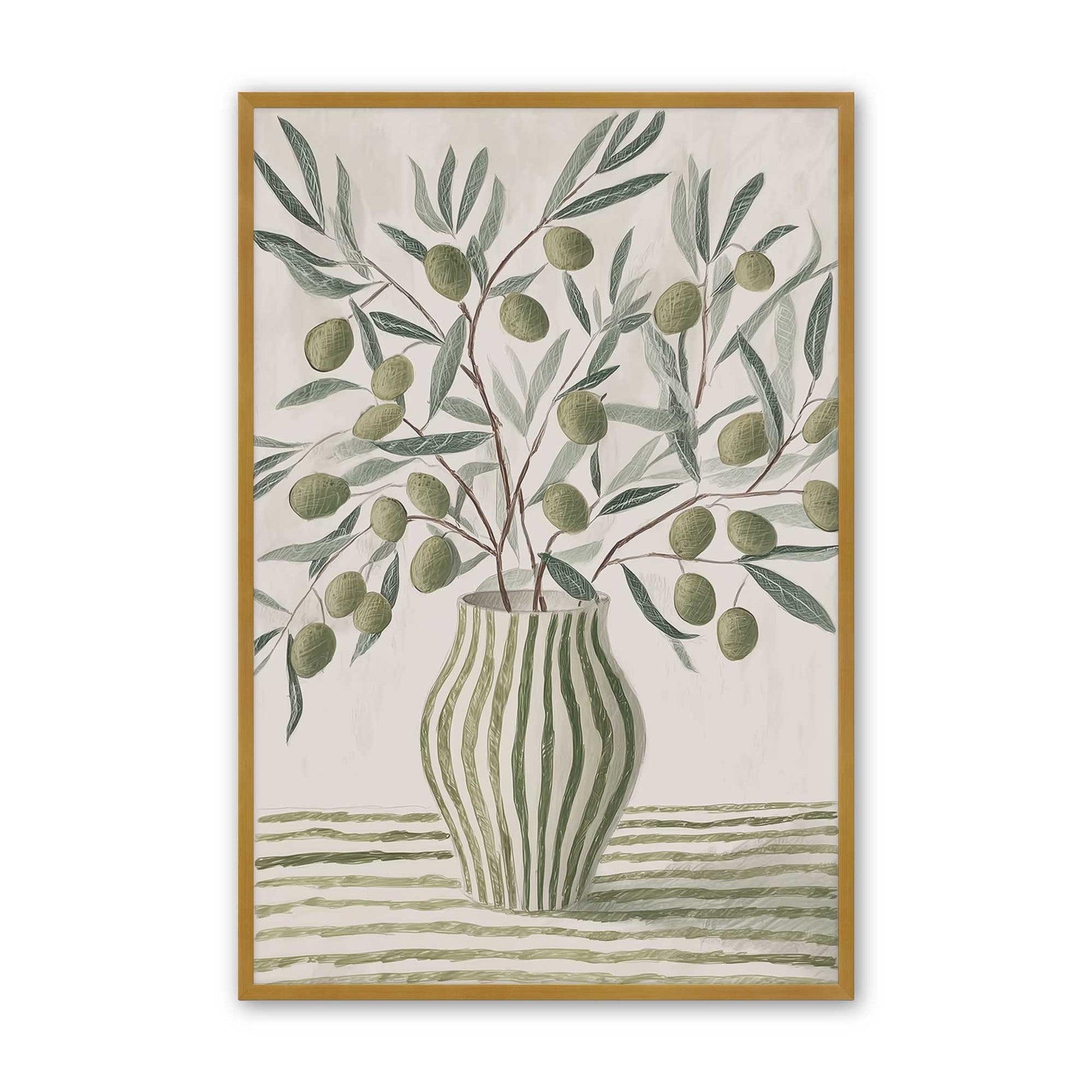 [Color:Polished Gold], Picture of art in a Polished Gold frame