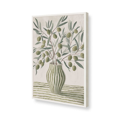 [Color:Opaque White], Picture of art in a Opaque White frame of the corner