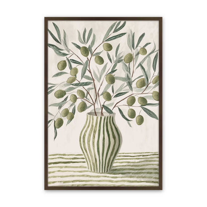 [Color:Brown], Picture of art in a Brown frame