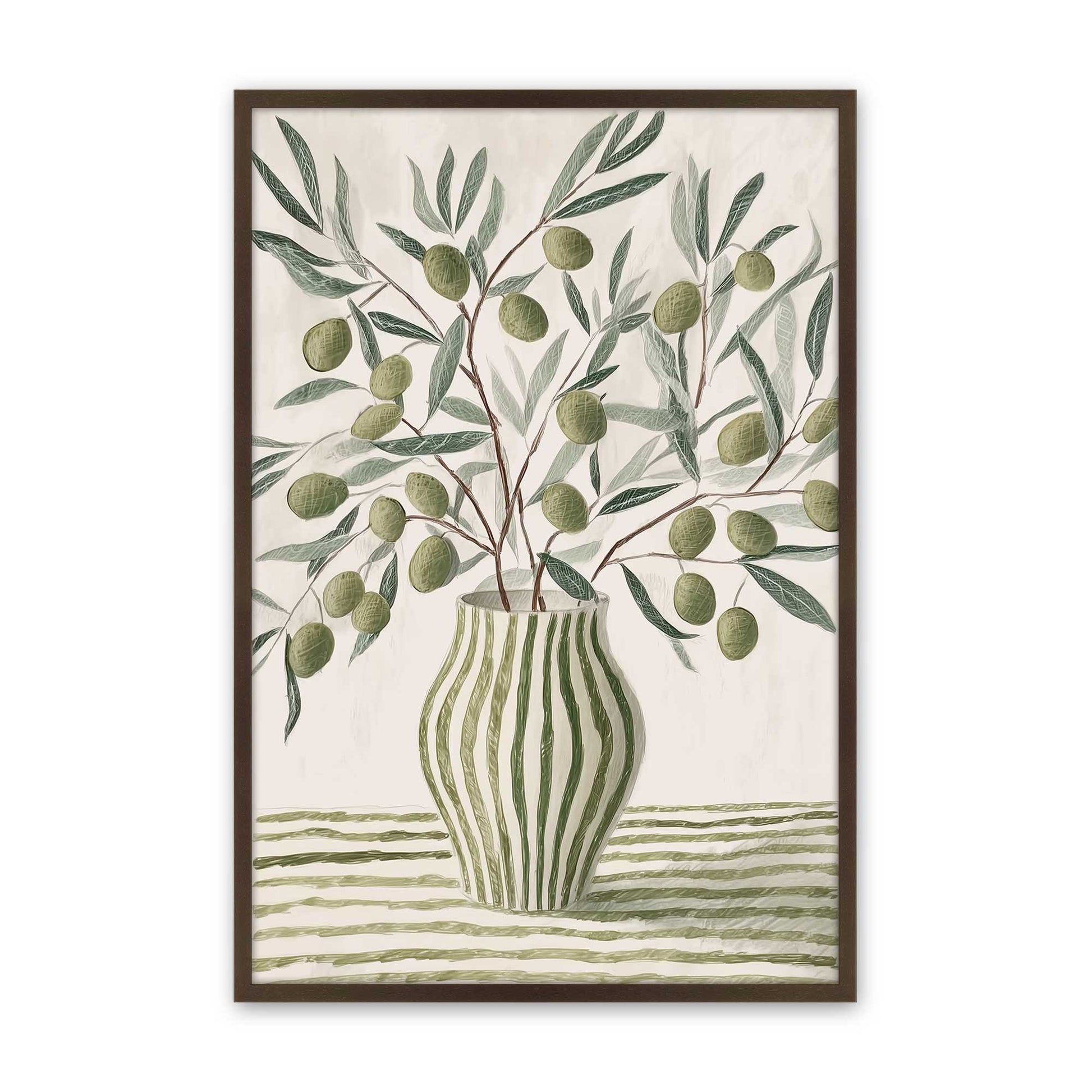 [Color:Belvinder Brown], Picture of art in a Belvinder Brown frame