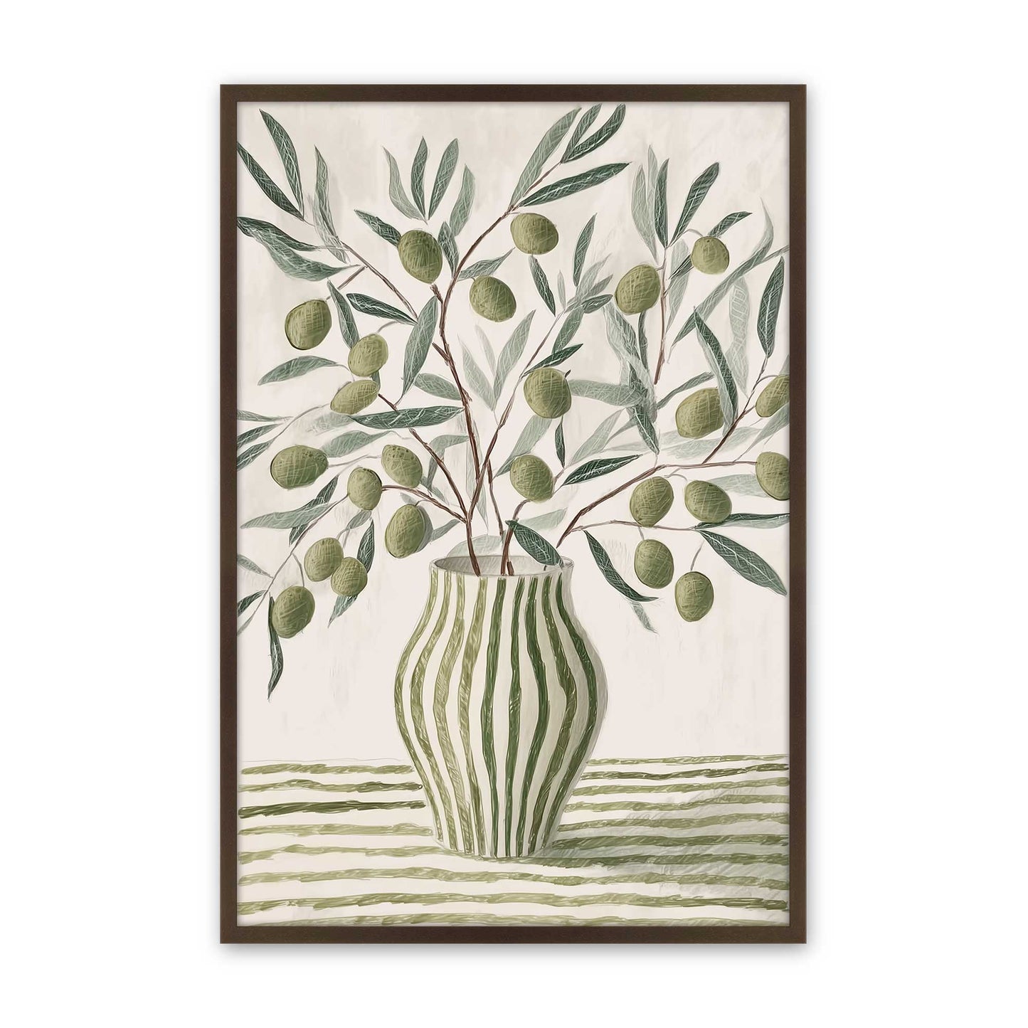 [Color:Belvinder Brown], Picture of art in a Belvinder Brown frame