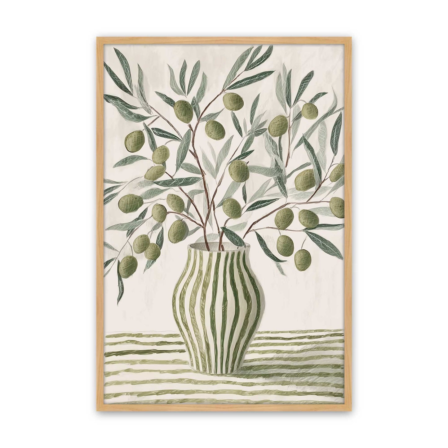 [Color:American Maple], Picture of art in a American Maple frame