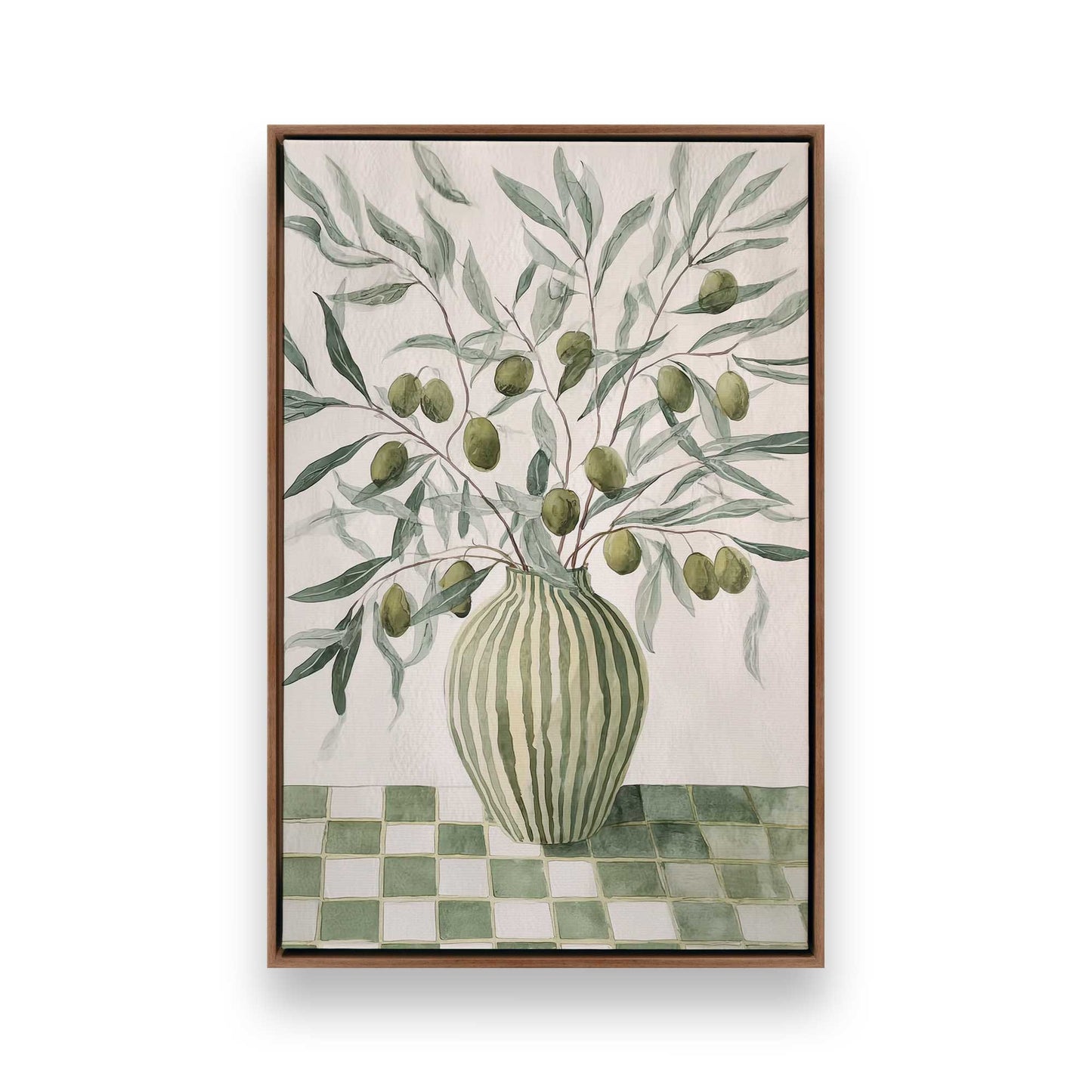 [Color:Walnut], Picture of art in a Walnut frame