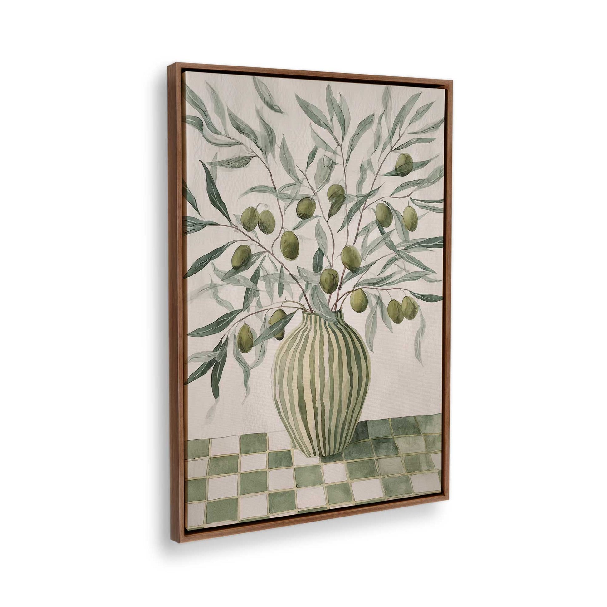 [Color:Walnut], Picture of the corner of the art