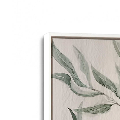 [Color:Opaque White], Picture of art in a White frame at an angle