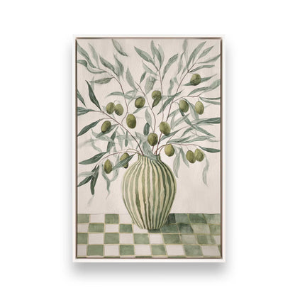[Color:Opaque White], Picture of art in a White frame