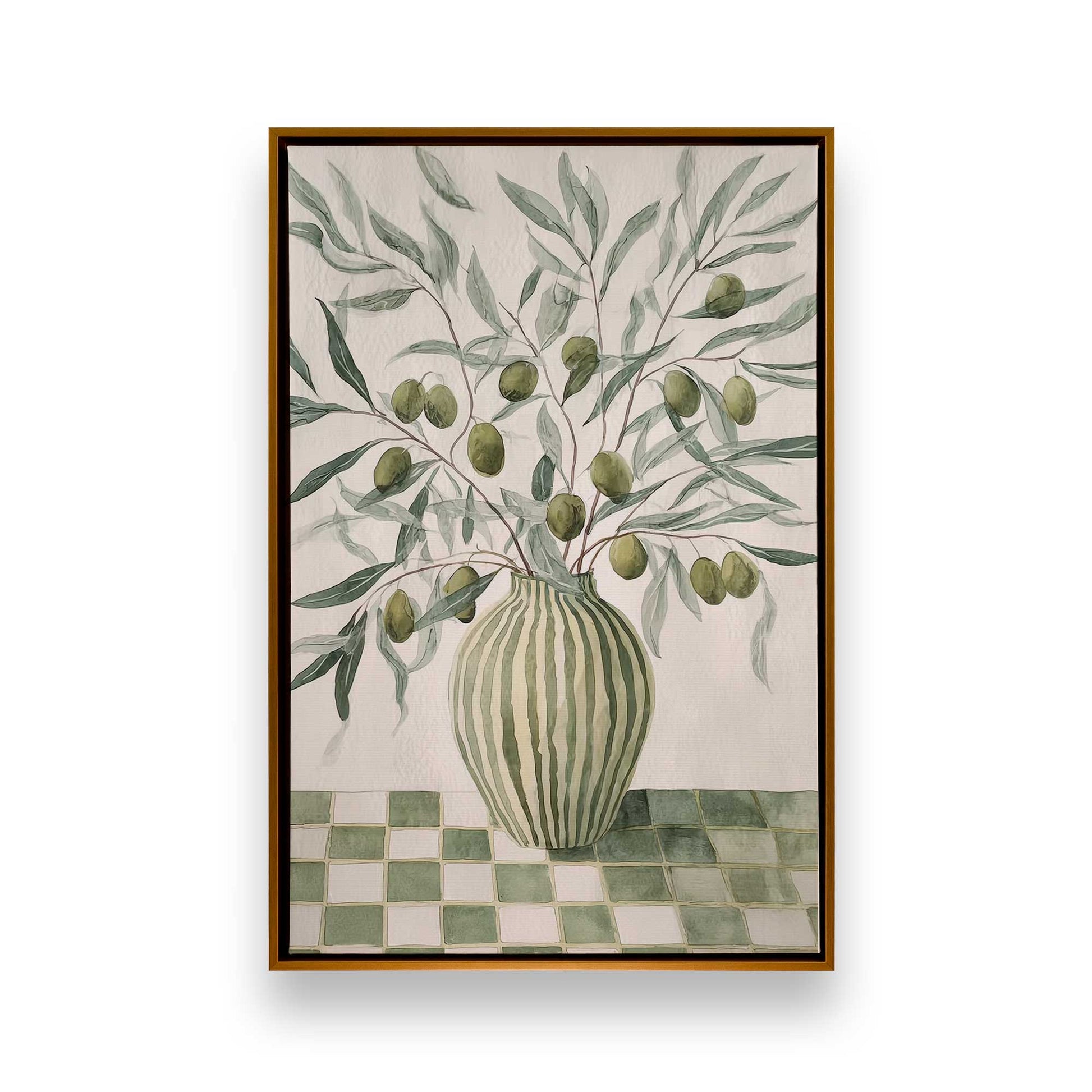 [Color:Polished Gold], Picture of art in a Polished Gold frame