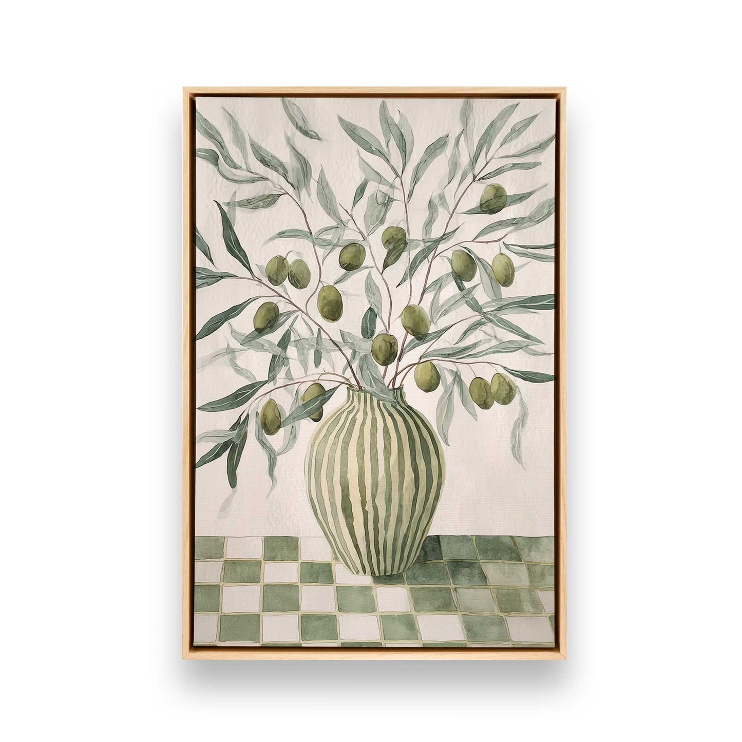 [Color:American Maple], Picture of art in a American Maple frame