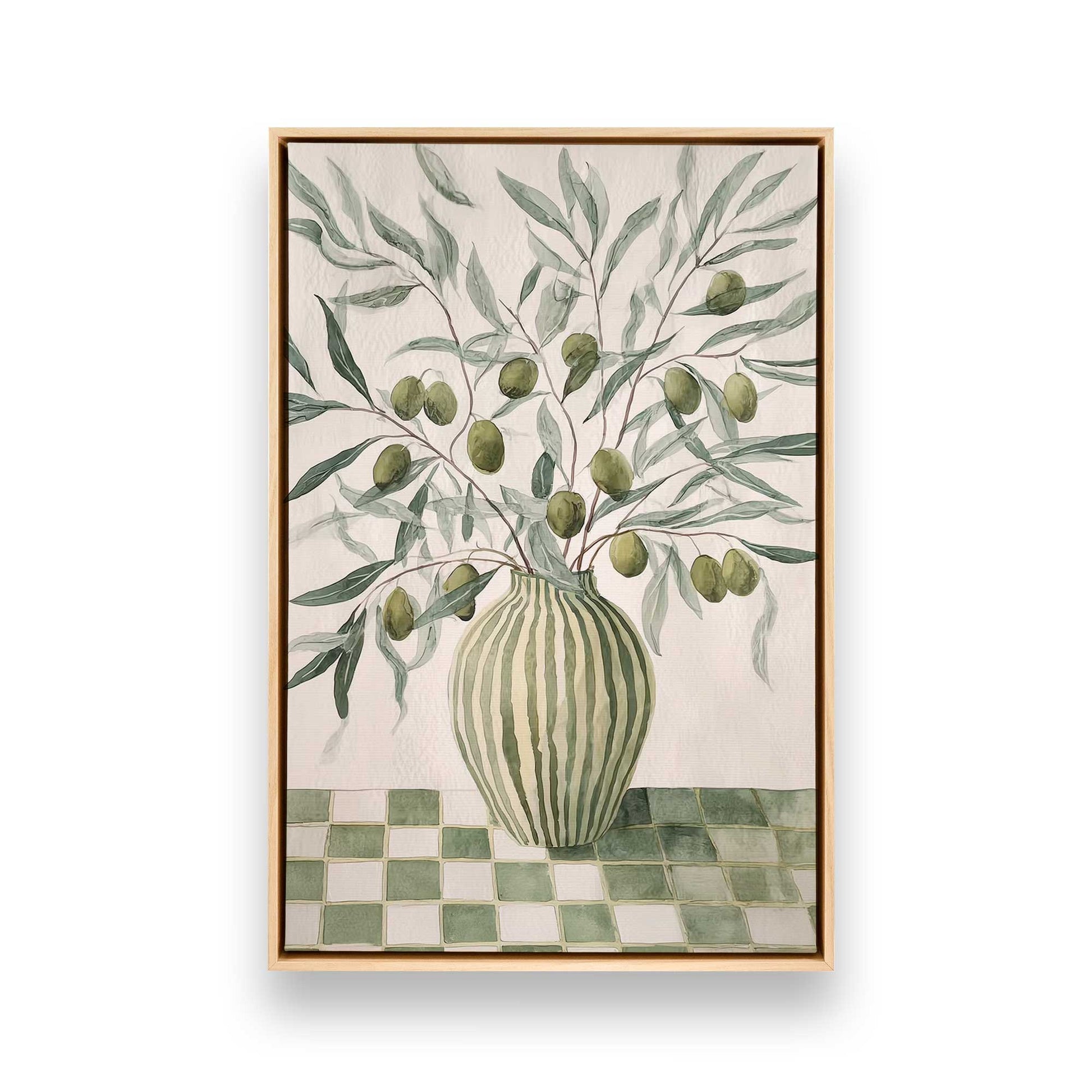 [Color:American Maple], Picture of art in a American Maple frame