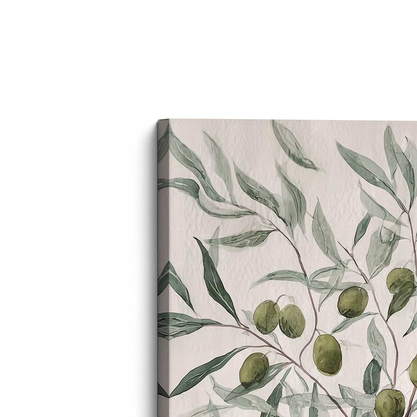 [Color:Stretched Canvas], Picture of the corner of the art