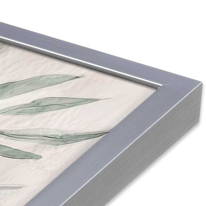 [Color:Polished Chrome], Picture of art in a Polished Chrome frame at an angle