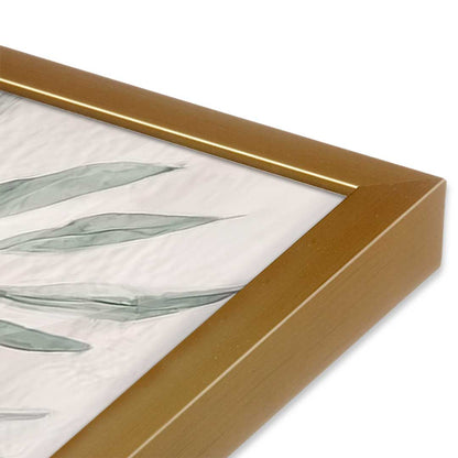 [Color:Polished Gold], Picture of art in a Polished Gold frame at an angle
