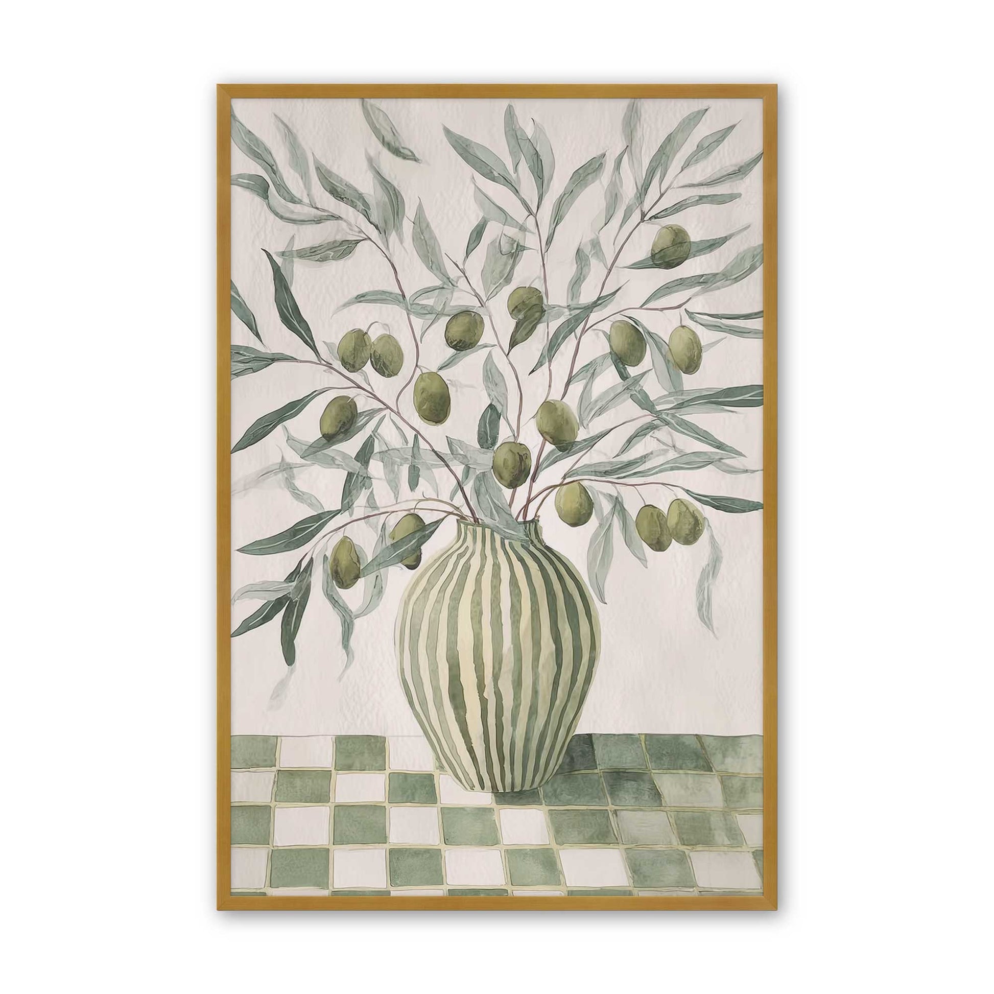 [Color:Polished Gold], Picture of art in a Polished Gold frame
