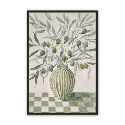 [Color:Satin Black], Picture of art in a Satin Black frame