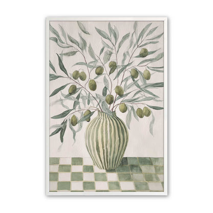 [Color:Opaque White], Picture of art in a Opaque White frame