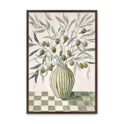 [Color:Brown], Picture of art in a Brown frame