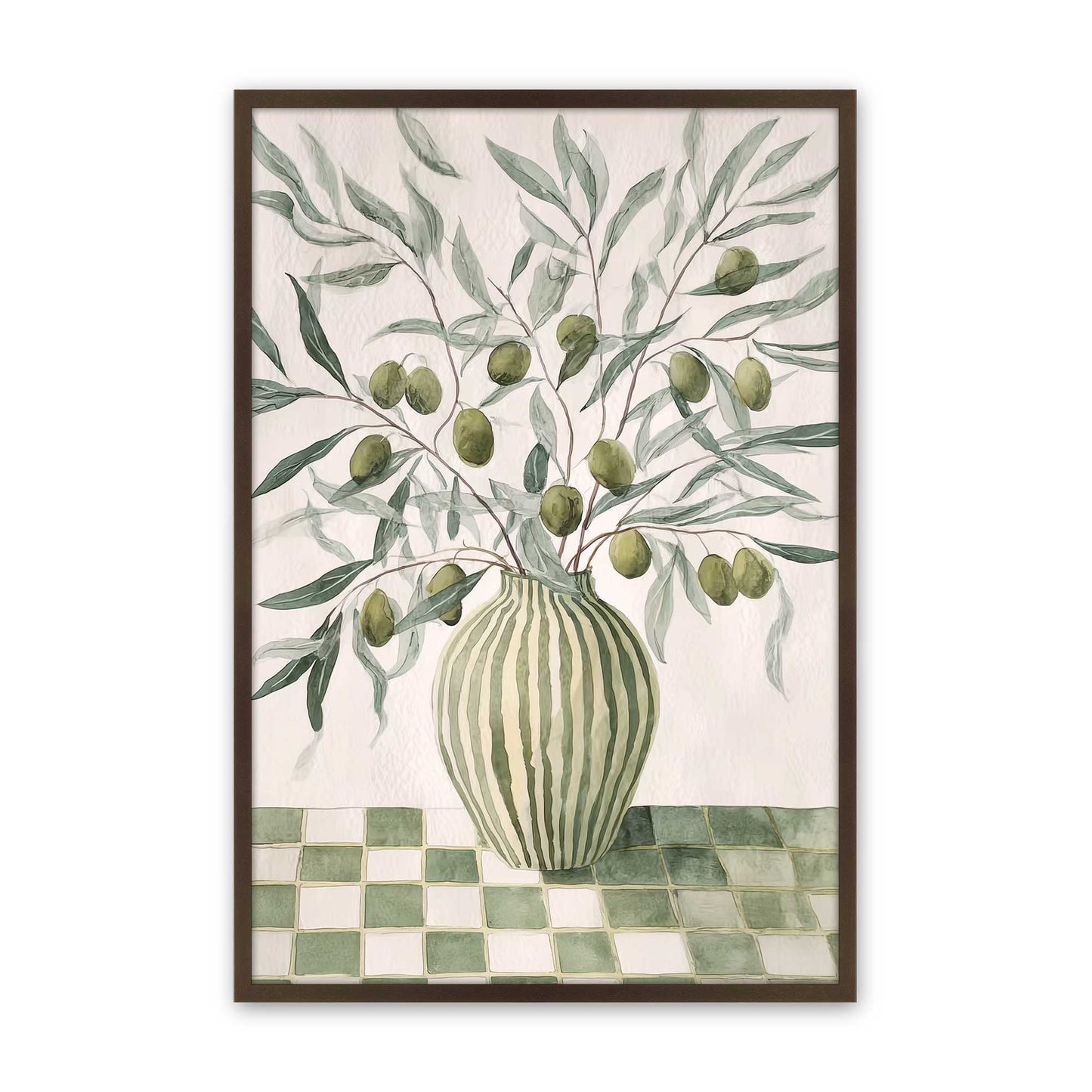 [Color:Belvinder Brown], Picture of art in a Belvinder Brown frame
