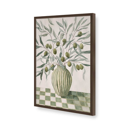 [Color:Belvinder Brown], Picture of art in a Belvinder Brown frame of the corner