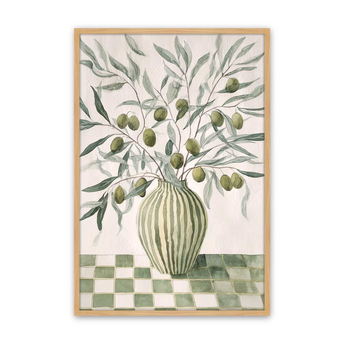 [Color:American Maple], Picture of art in a American Maple frame