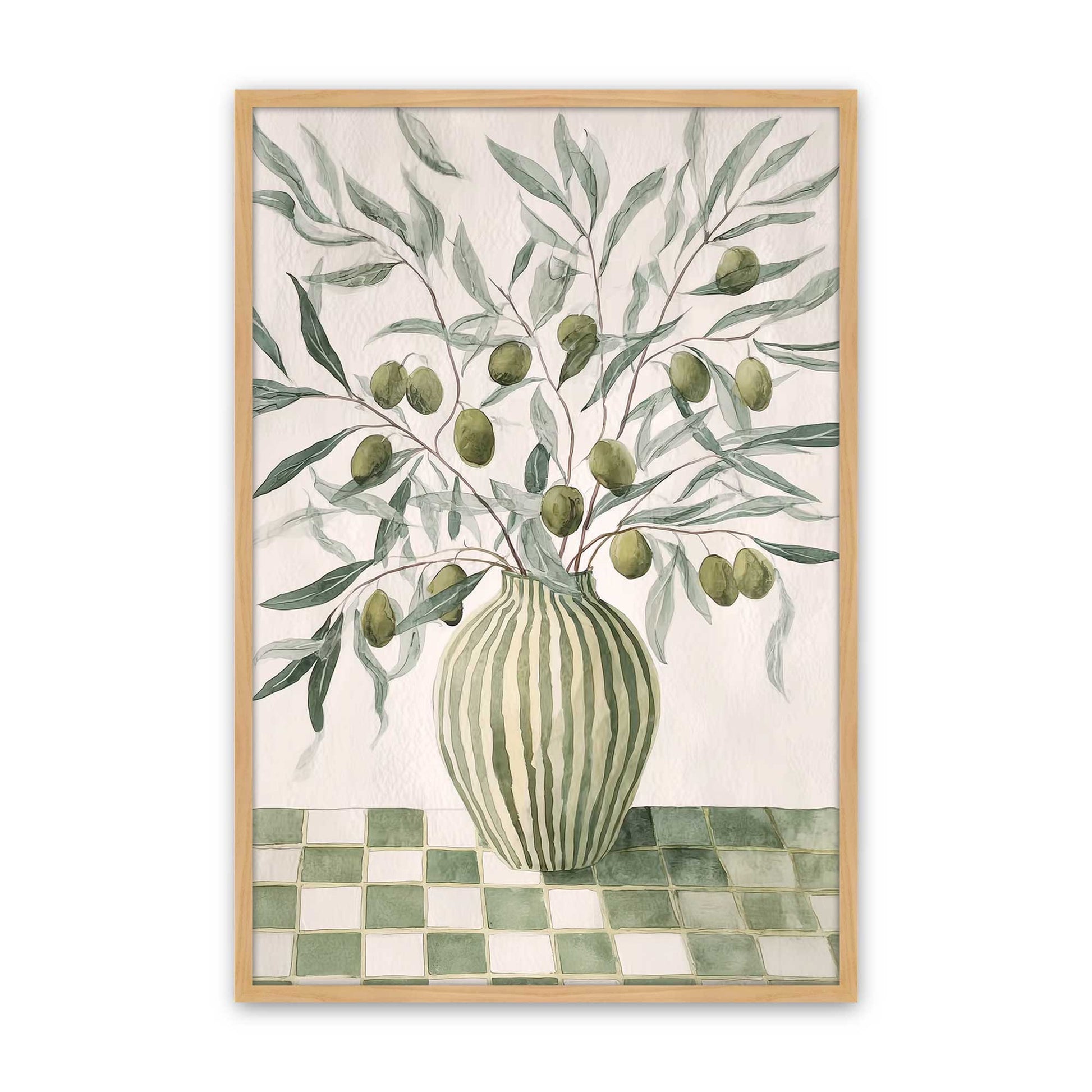 [Color:American Maple], Picture of art in a American Maple frame