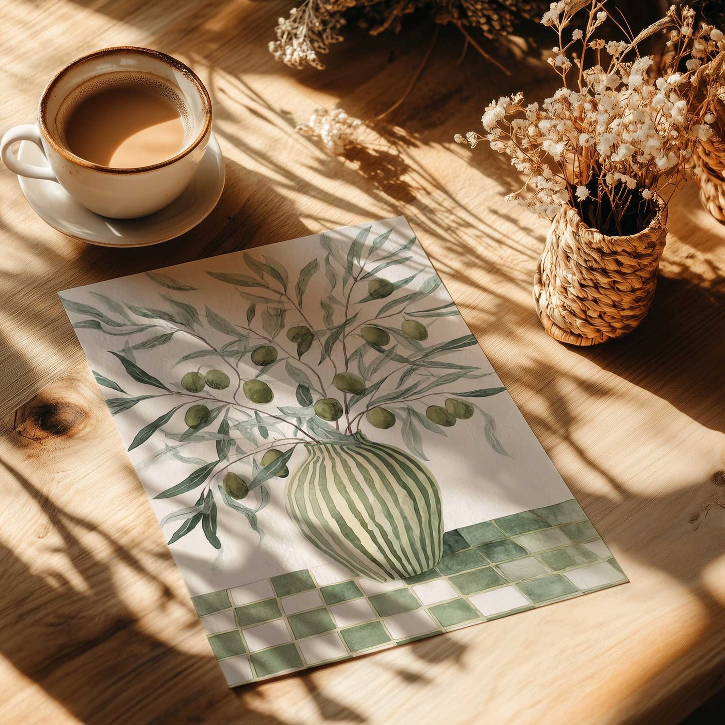 [Color:Rolled Print], Picture of close up of art