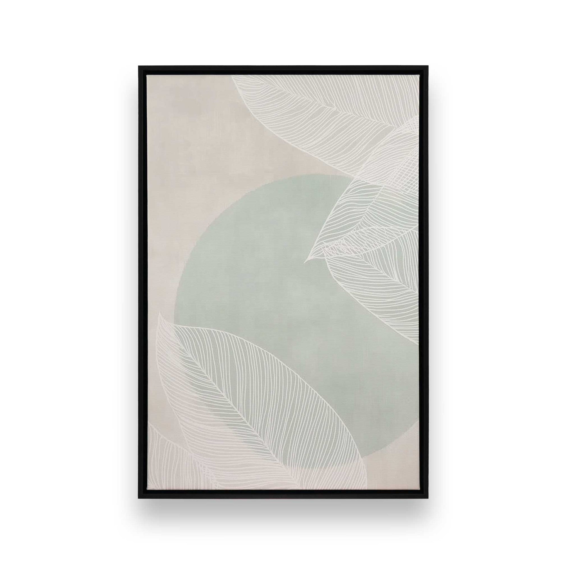 [Color:Satin Black], Picture of art in a Satin Black frame