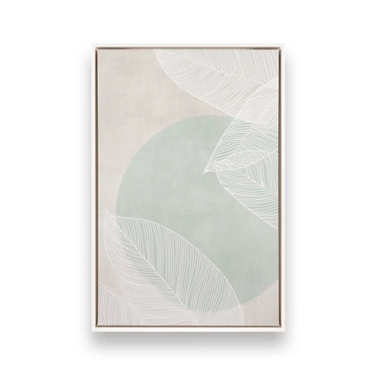 [Color:Opaque White], Picture of art in a White frame