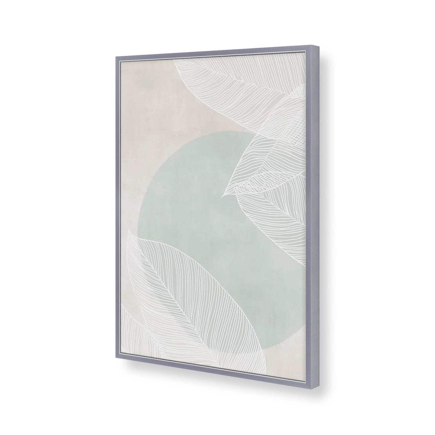[Color:Polished Chrome], Picture of art in a Polished Chrome frame of the corner