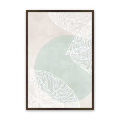 [Color:Brown], Picture of art in a Brown frame