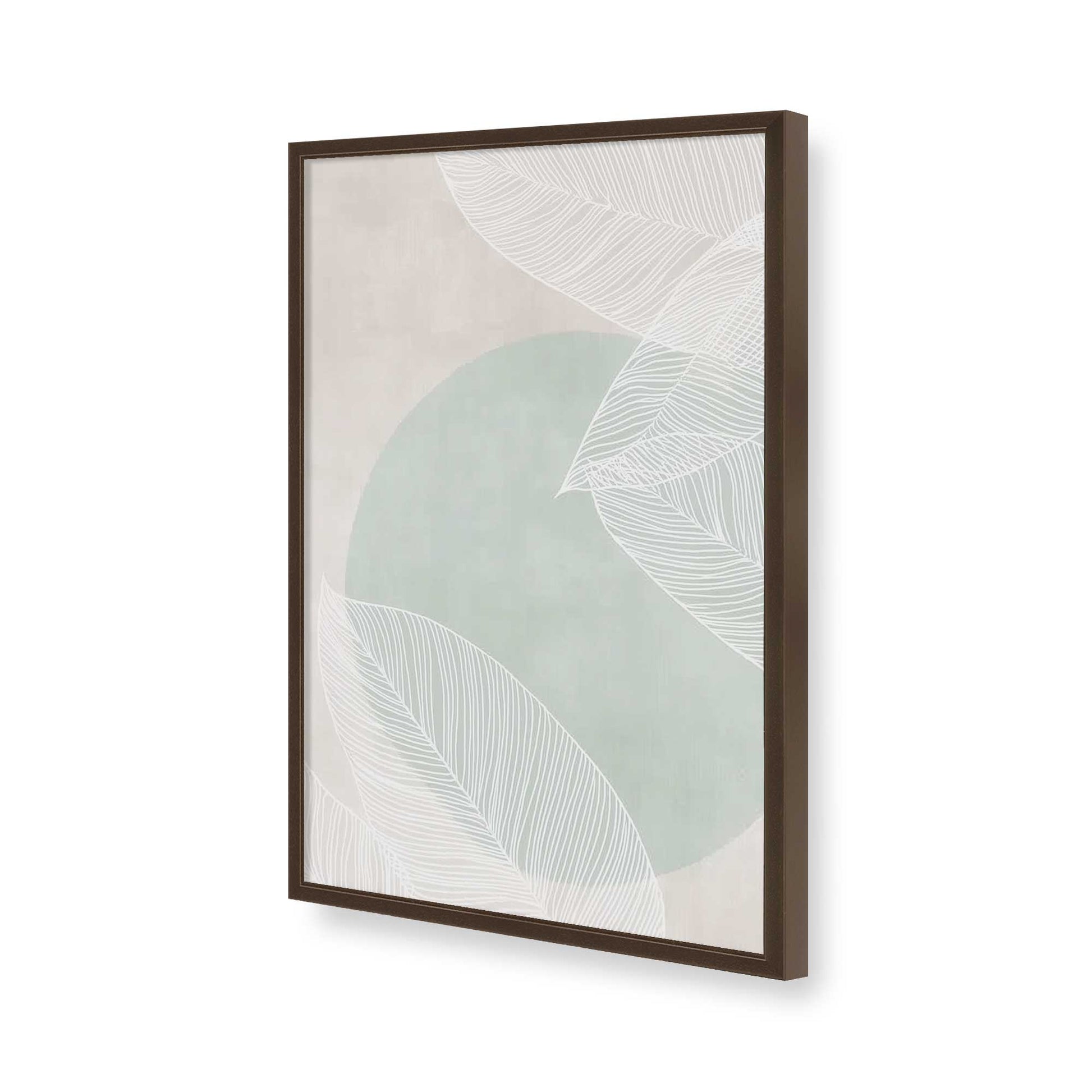 [Color:Belvinder Brown], Picture of art in a Belvinder Brown frame of the corner