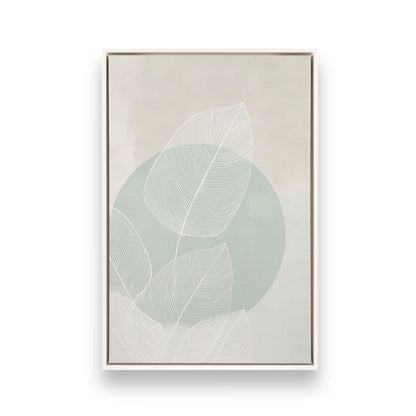 [Color:Opaque White], Picture of art in a White frame